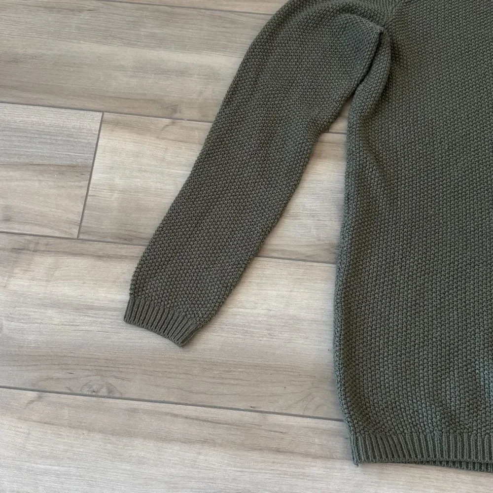 H&M Divided Pullover Olive Green Sweater Medium - Picture 4 of 7